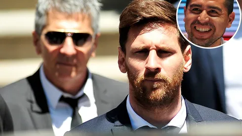 El particular regalo de Riquelme al papá de Messi: ¿Y si te llama Román?