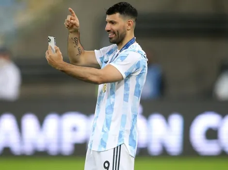 Los desopilantes tuits del Kun Agüero durante la goleada de Argentina a Venezuela