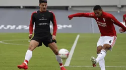 River y Huracán jugaron un amistoso en el Monumental.