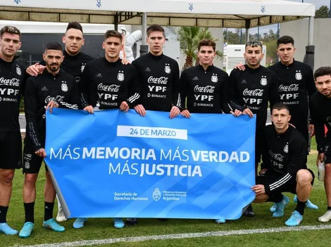 FOTO | La imagen del plantel de la Selección por el Día de la Memoria