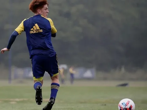 El Colo Barco volvió a jugar en la Reserva de Boca y metió un golazo de taco