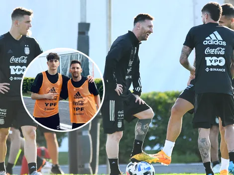 El posteo que todos esperaban: Garnacho, Messi y una dedicatoria ¡en inglés!