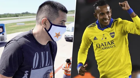 Villa reveló que Riquelme le escribe por Whatsapp.