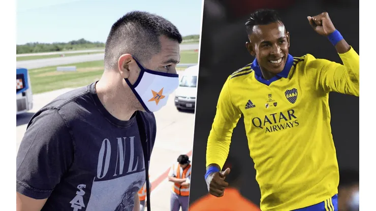 Villa reveló que Riquelme le escribe por Whatsapp.