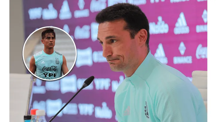 Scaloni explicó la ausencia de Dybala.