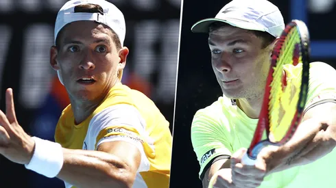 Sebastián Báez vs. Kamil Majchrzak por el Masters de Miami (Fotos: Getty Images)