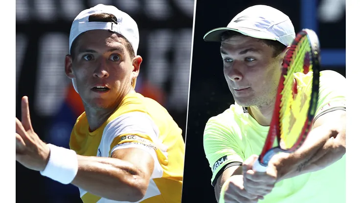 Sebastián Báez vs. Kamil Majchrzak por el Masters de Miami (Fotos: Getty Images)