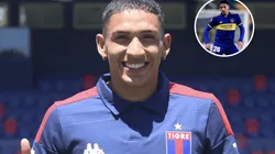 Equi Fernández y un tatuaje que le encantó a los hinchas de Tigre.