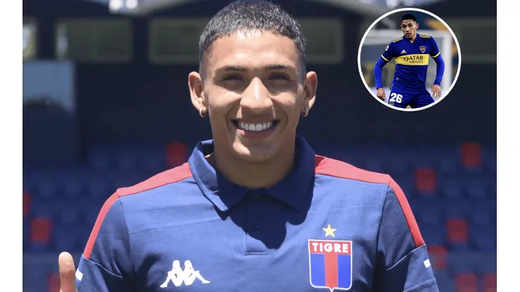 Equi Fernández y un tatuaje que le encantó a los hinchas de Tigre.