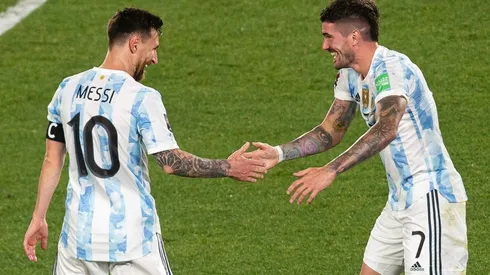 De Paul y la historia para Messi.