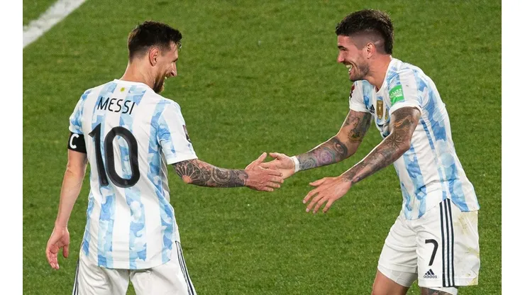 De Paul y la historia para Messi.