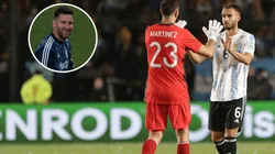 El divertido comentario de Dibu a Pezzella.