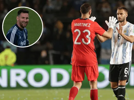 No seas malo: el comentario de Dibu Martínez que dejó expuesto a Pezzella con Messi