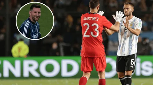 El divertido comentario de Dibu a Pezzella.