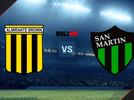 Almirante Brown vs. San Martín de San Juan por la Primera Nacional 2022: ver EN VIVO y ONLINE el partido