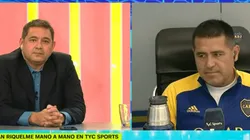 Riquelme, cara a cara con Traverso: qué dijo sobre las críticas del ex Boca