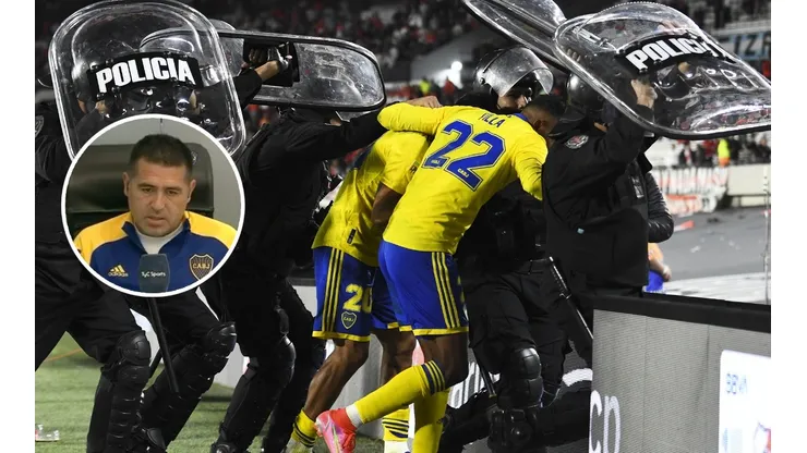La respuesta de Riquelme a los hinchas de River que arrojaron botellazos