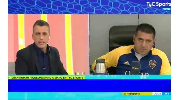 Riquelme habló en TyC Sports.