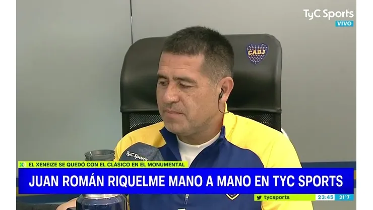 Sin filtro, Riquelme cruzó a los que hablaron de "suerte" en el triunfo de Boca en el Superclásico