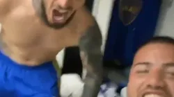 VIDEO | El festejo íntimo de Benedetto y Weigandt que volvió locos a los hinchas de Boca
