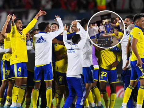 VIDEO | Descontrol total: el desenfrenado festejo de Boca en el vestuario con chicana a River incluida