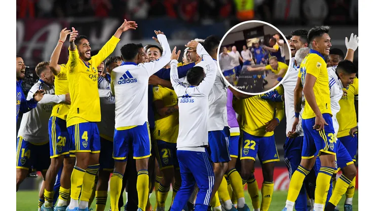 VIDEO | Descontrol total: el desenfrenado festejo de Boca en el vestuario con chicana a River incluida
