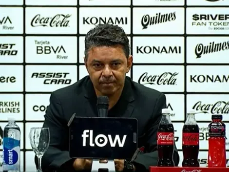 Gallardo se comió una gastada involuntaria en la conferencia y los hinchas de Boca estallaron de risa