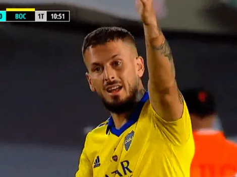 VIDEO | El reclamo de Benedetto a sus compañeros en pleno Superclásico