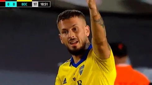 VIDEO | El reclamo de Benedetto a sus compañeros en pleno Superclásico