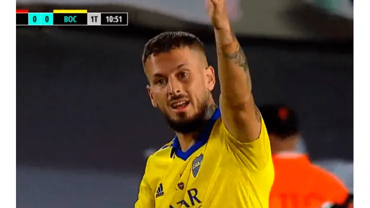 VIDEO | El reclamo de Benedetto a sus compañeros en pleno Superclásico