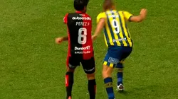 VIDEO | Siempre al límite: Pablo Pérez y un innecesario "correctivo" a Marco Ruben