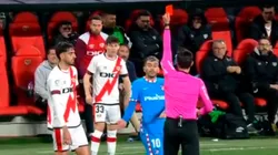 VIDEO | Le dijo de todo: Angelito Correa insultó al árbitro y vio la roja directa en España