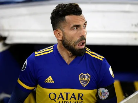 ¿Qué pasó? En la previa del Superclásico, Tevez se mostró junto a un ídolo de River