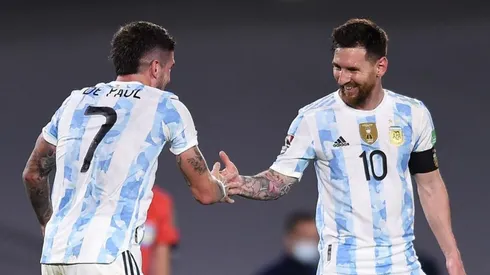 De Paul salió a defender a Messi.