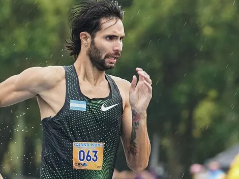 Federico Bruno, el único representante argentino en el Mundial indoor de Belgrado
