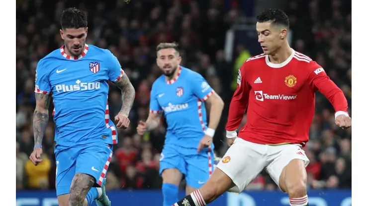 El posteo de De Paul tras eliminar al Manchester United y su discusión con CR7