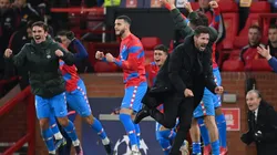 Tras una clasificación histórica en Old Trafford, Simeone contó por qué se fue corriendo del campo