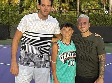 El divertido cruce entre Del Potro y la Gata Fernández: "¿Vos te ponés la de Boca?"