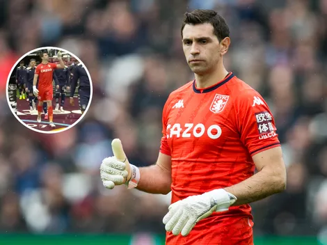 Otra más de Dibu: el arquero argentino y un insólito gesto para morirse de risa