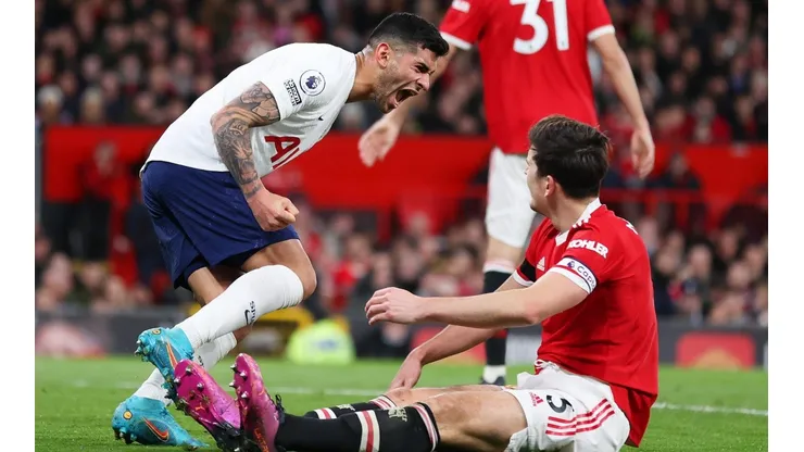 Romero le gritó el gol en contra a Maguire.