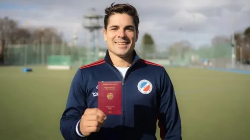 Peillat, con su nuevo pasaporte alemán