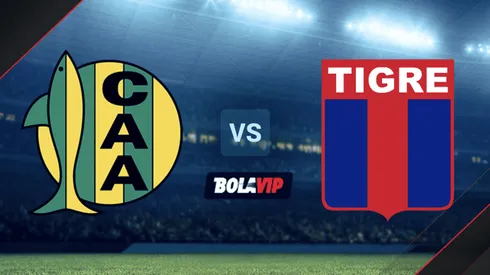 Aldosivi vs. Tigre por la Copa de la Liga Profesional.