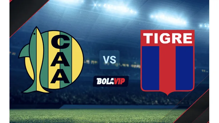 Aldosivi vs. Tigre por la Copa de la Liga Profesional.