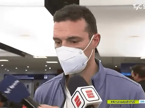 Scaloni, enojado con la situación de un titular: "Va a llegar al Mundial y lo vimos muy poco"