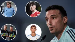 Scaloni explicó la convocatoria de los juveniles de Europa.