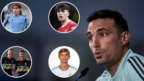 Scaloni explicó la convocatoria de los juveniles de Europa.