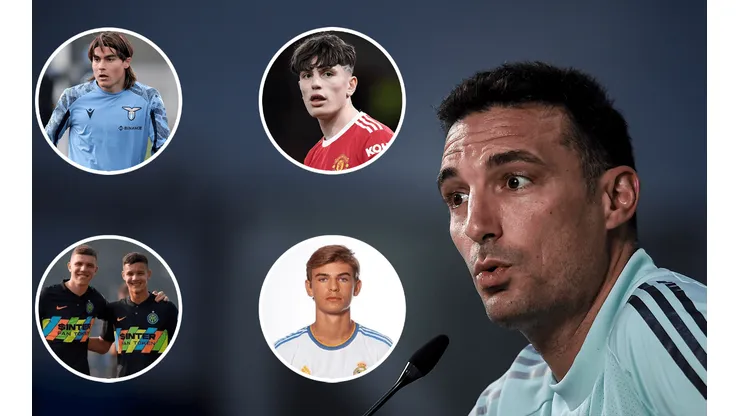 Scaloni explicó la convocatoria de los juveniles de Europa.