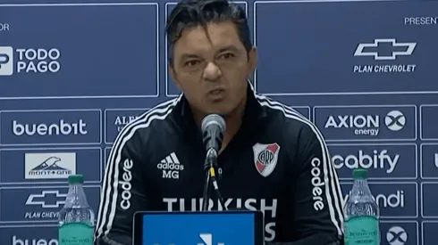 Gallardo, molesto con una pregunta.