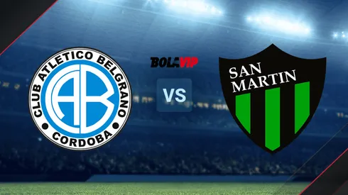 Belgrano vs. San Martín de San Juan por la Primera Nacional