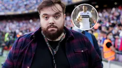 El cruce de Ibai con un hincha de Gimnasia.